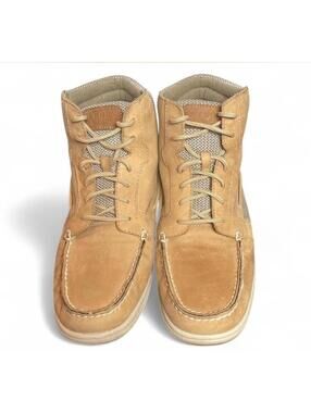 Sperry Top-Sider Tan Leather High Top Boat Shoes Womens 11